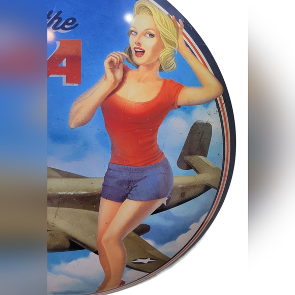 Made in the USA Dome Metal Sign -U.S. Air Force American Pride Wall Decor New - Picture 3 of 3